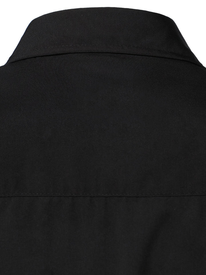 Lucille | Contrast-Trim Long Sleeve Shirt