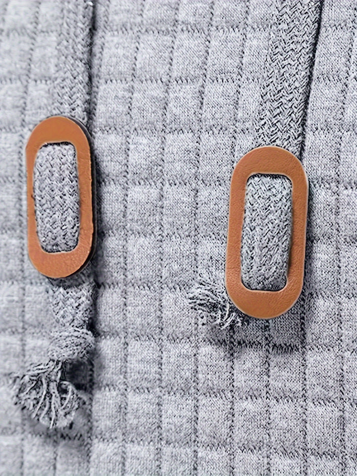 Garrison | Textured Hooded Pullover Hoodie