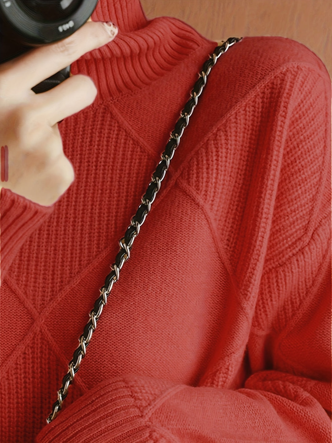 Maeve | Textured Turtleneck Sweater