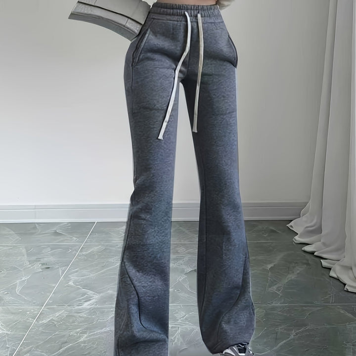 Gemma | High-Waist Flared Lounge Pants