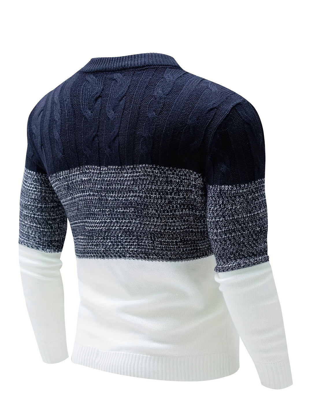 Graham | Color-Block Crew Neck Sweater