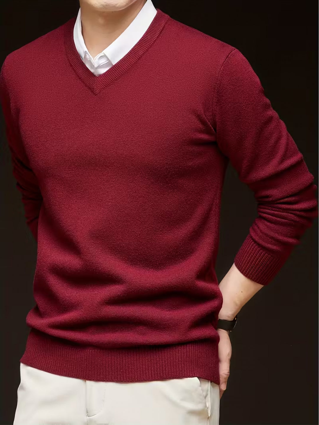 Ellis | Refined V-Neck Sweater
