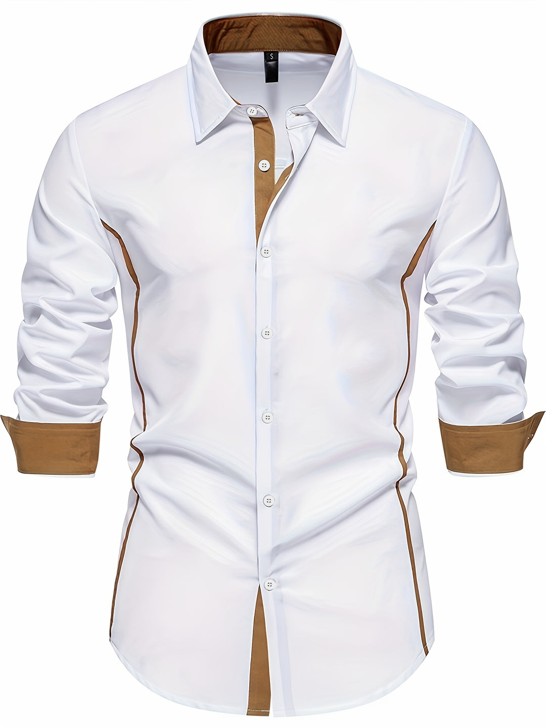 Graham | Contrast-Trim Slim Shirt
