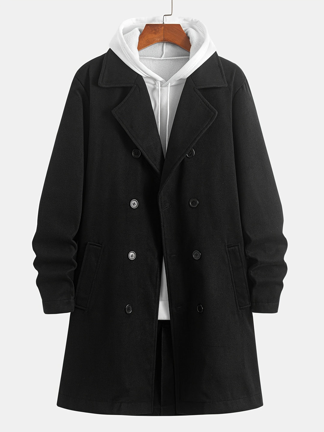 Clark | Double-Breasted Tailored Overcoat