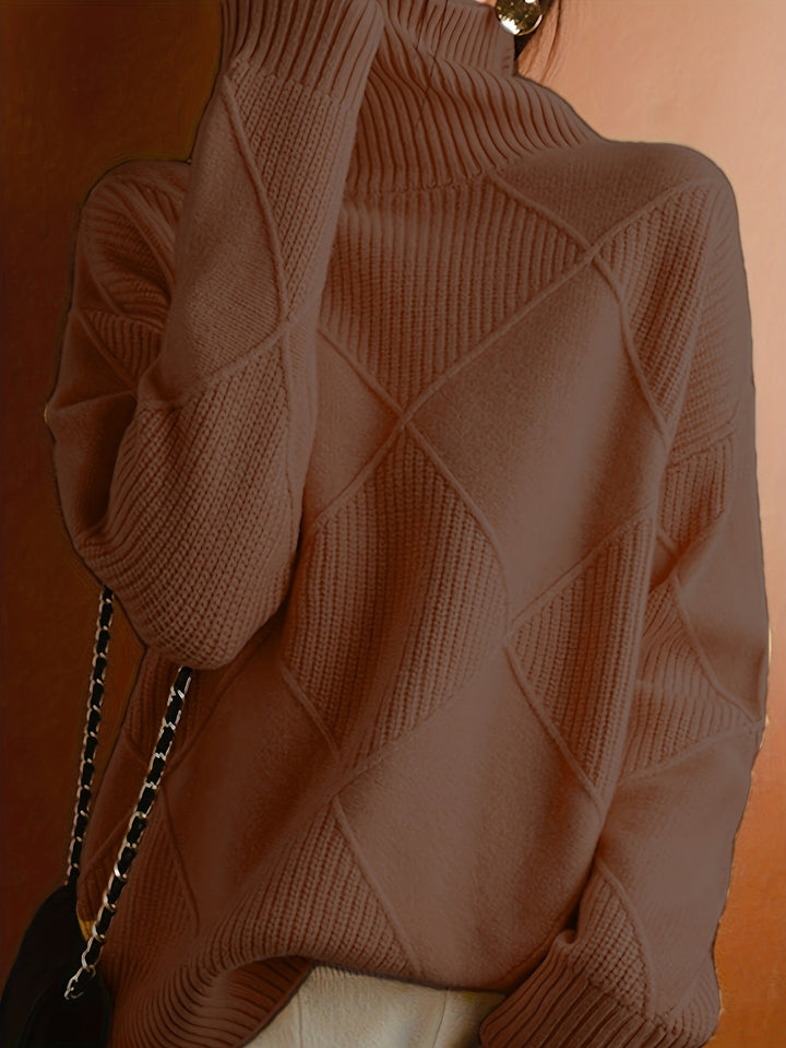 Maeve | Textured Turtleneck Sweater
