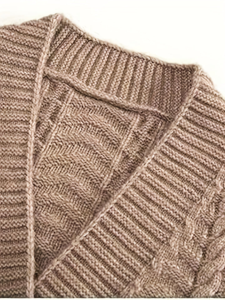 Vera | Cable-Knit Longline Cardigan