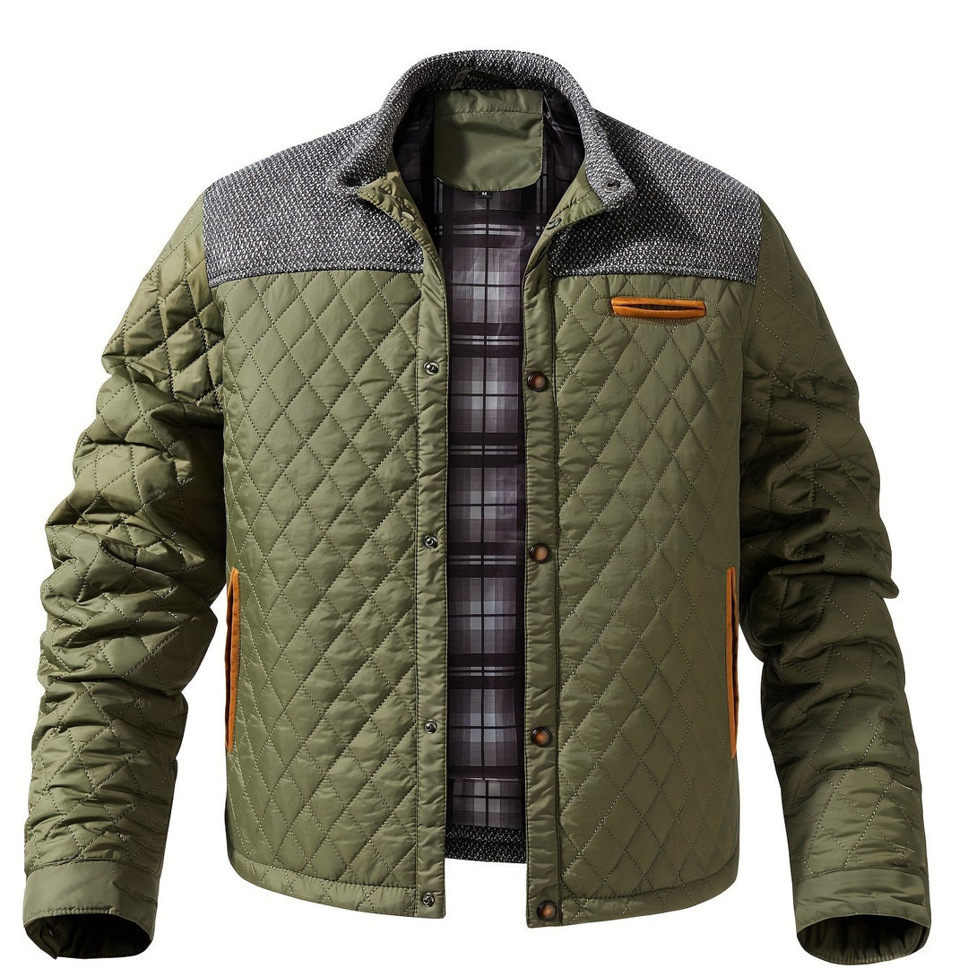 Gideon | Quilted Stand-Collar Jacket