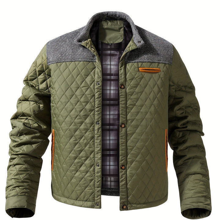 Gideon | Quilted Stand-Collar Jacket