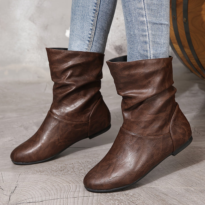 Astrid | Slouchy Slip-On Boots