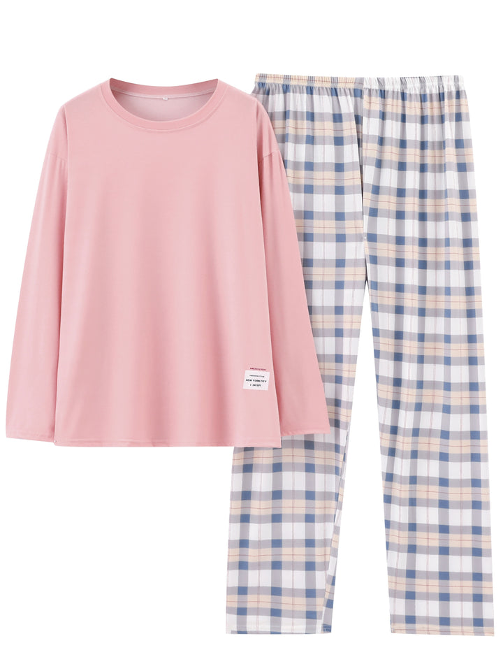 Genevieve | Relaxed Plaid Two-Piece Set