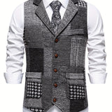Tobias | Patchwork Tailored Waistcoat