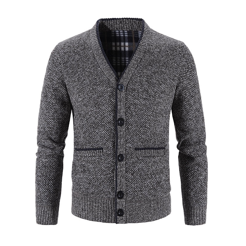Colby | Button-Front V-Neck Cardigan