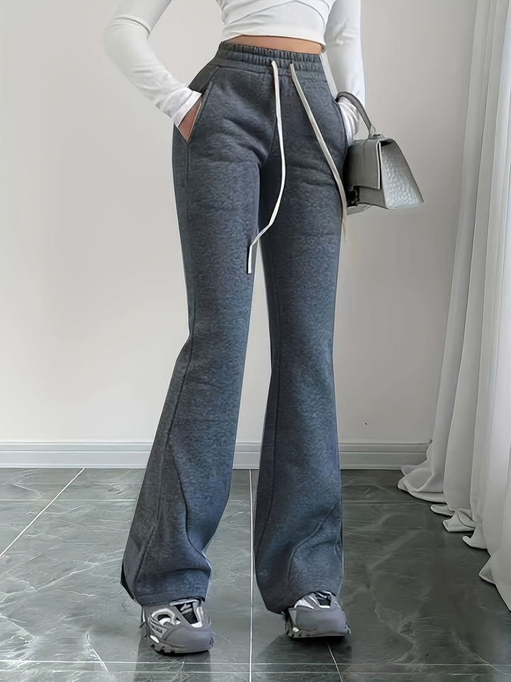 Gemma | High-Waist Flared Lounge Pants
