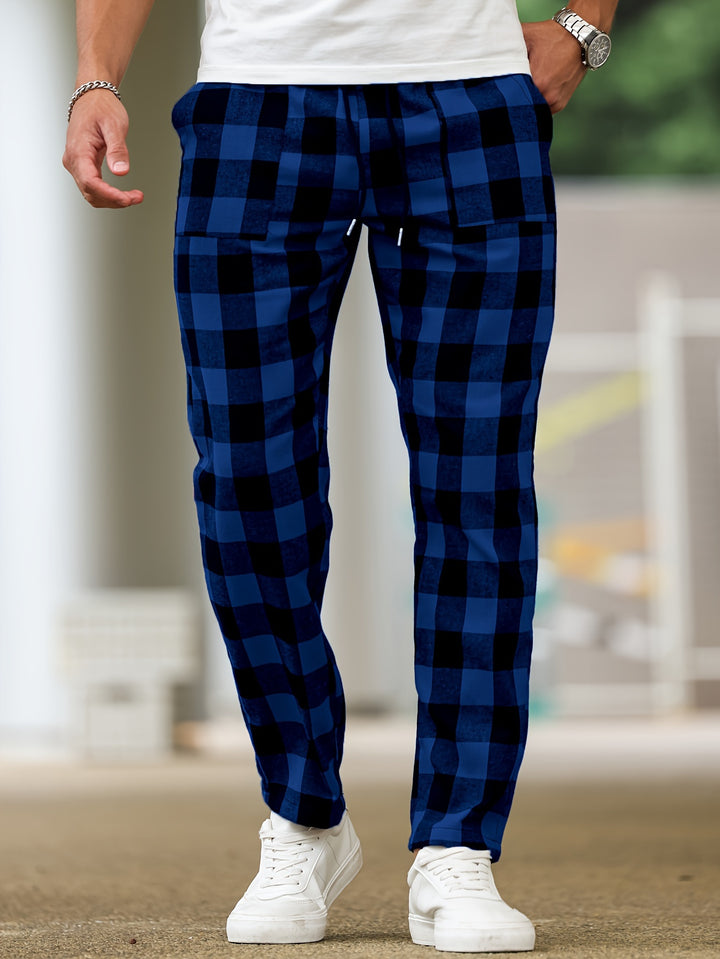 Damon | Relaxed Plaid Lounge Pants