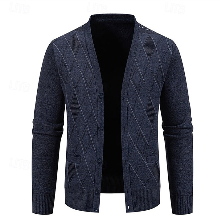 Weston | Refined Argyle Cardigan