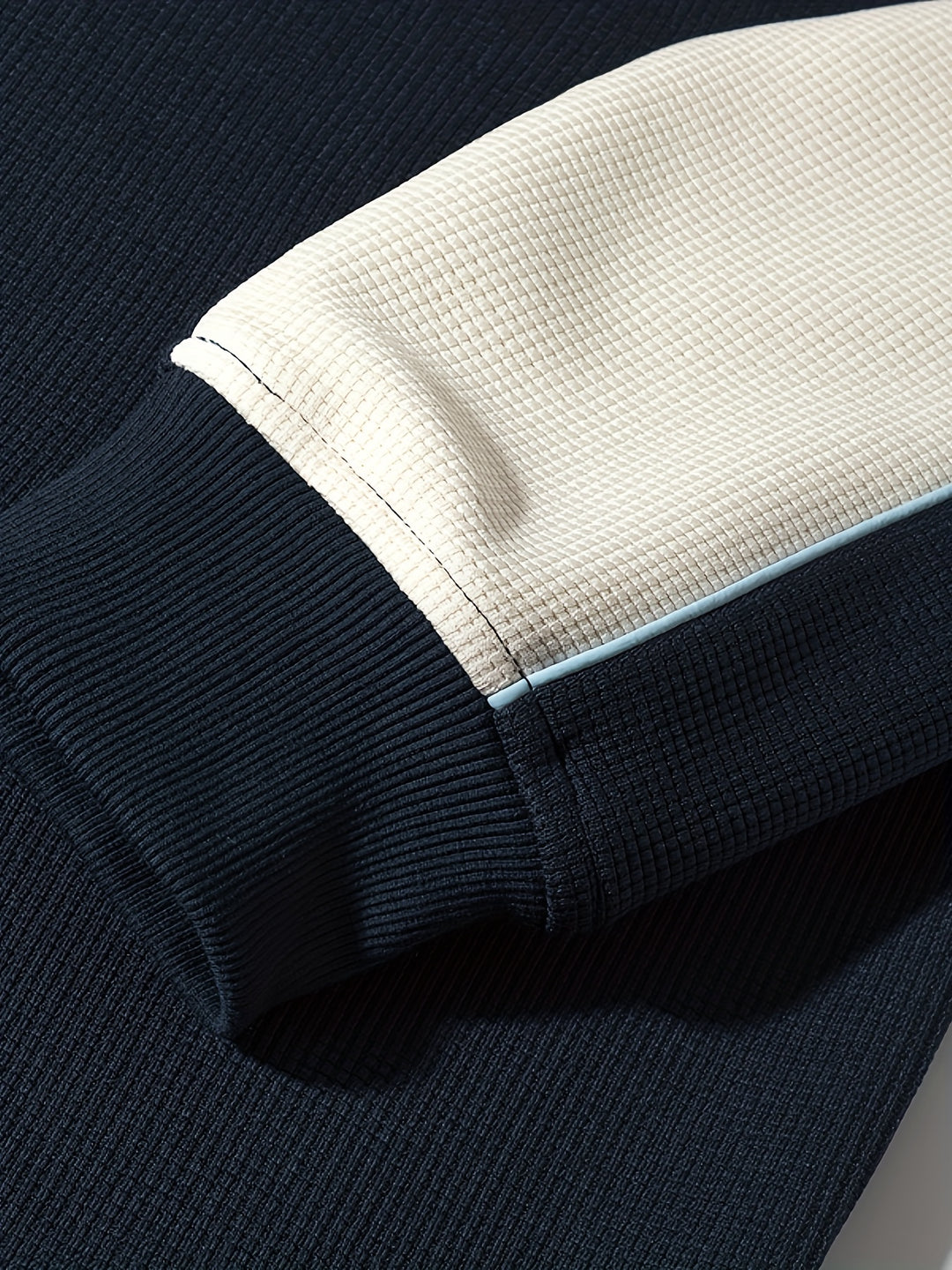 Sheldon | Color-Block Round Neck Sweatshirt