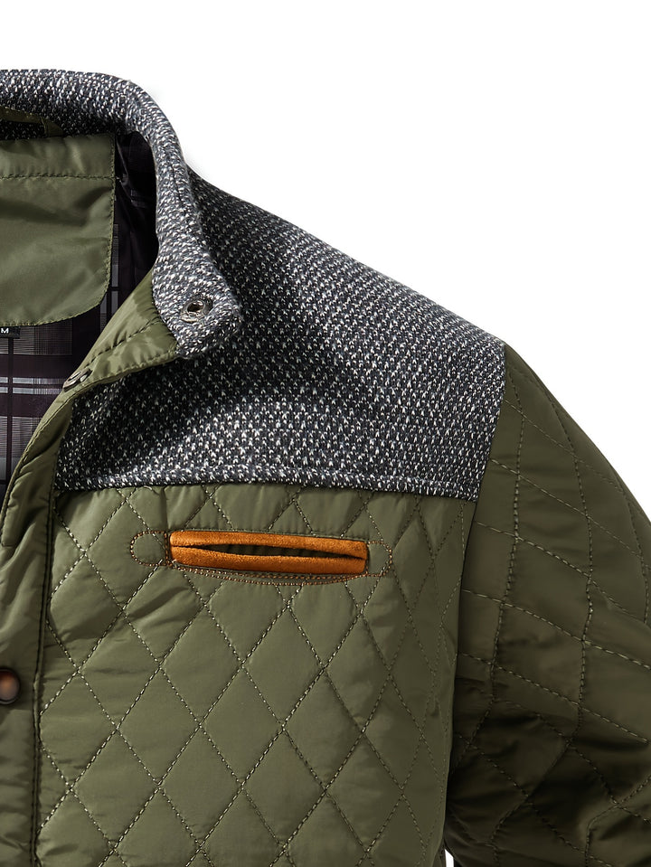 Gideon | Quilted Stand-Collar Jacket