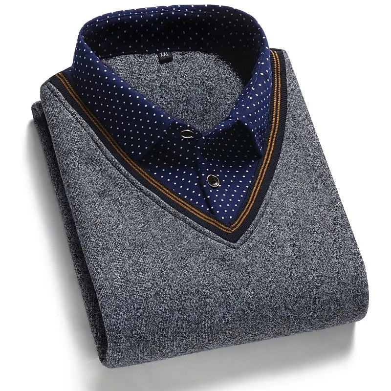 Wallace | Refined Mock-Collar Sweater
