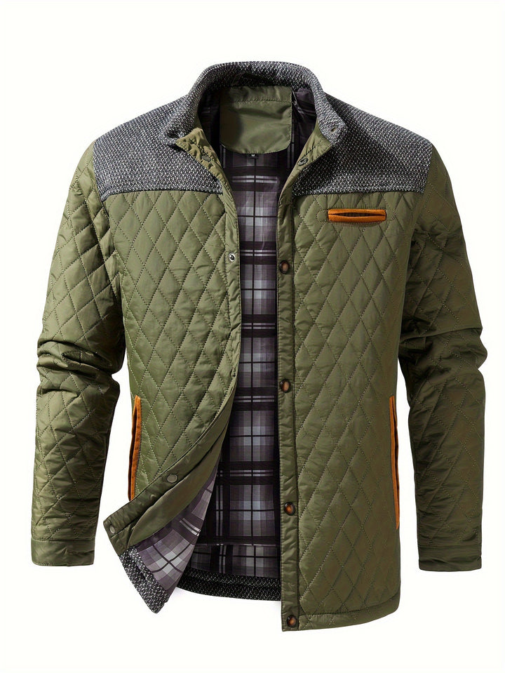 Gideon | Quilted Stand-Collar Jacket