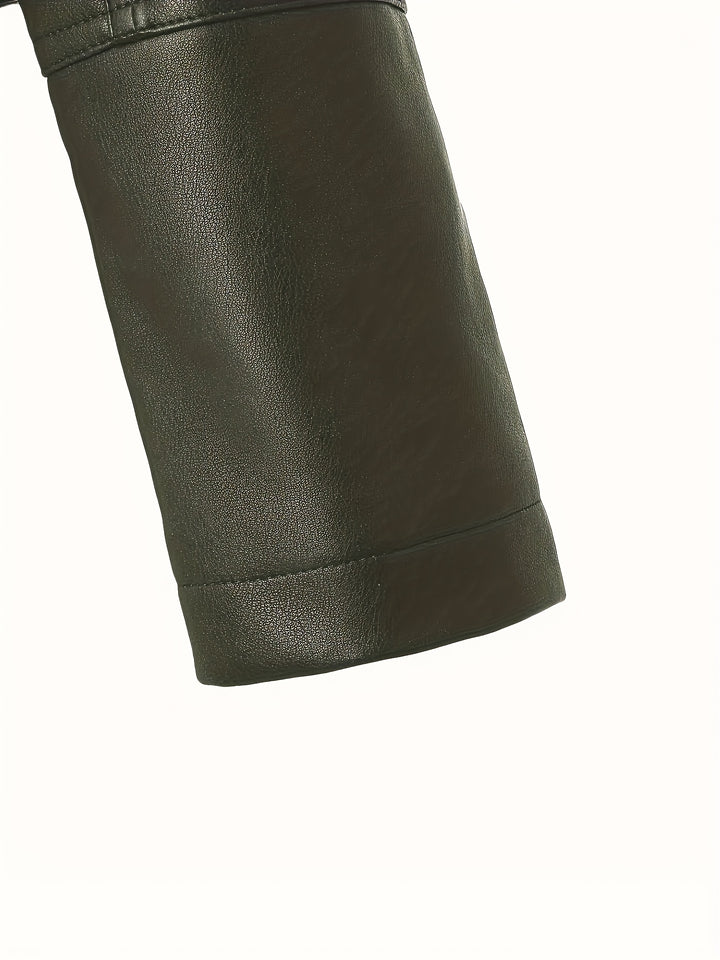 Mabel | Sculpted Zip-Front Moto Jacket