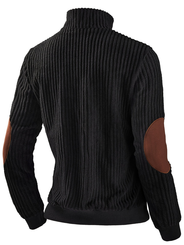 Lucinda | Ribbed Quarter-Zip Pullover