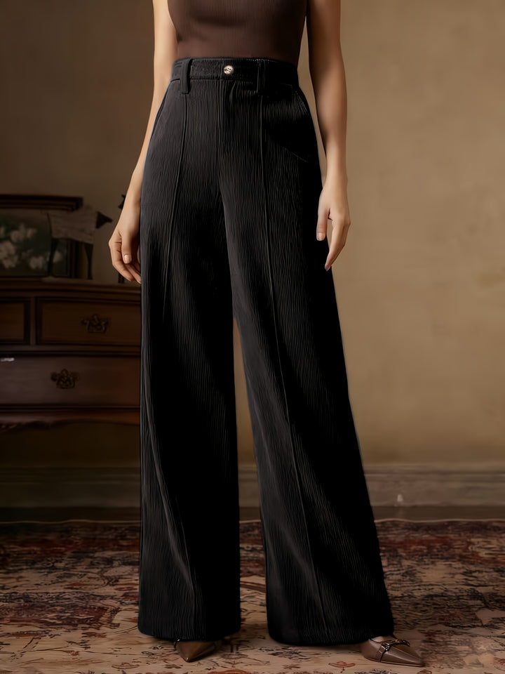 Eleanora | High-Waisted Wide-Leg Trousers