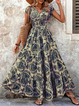 Lorena | Flowing Bohemian Maxi Dress