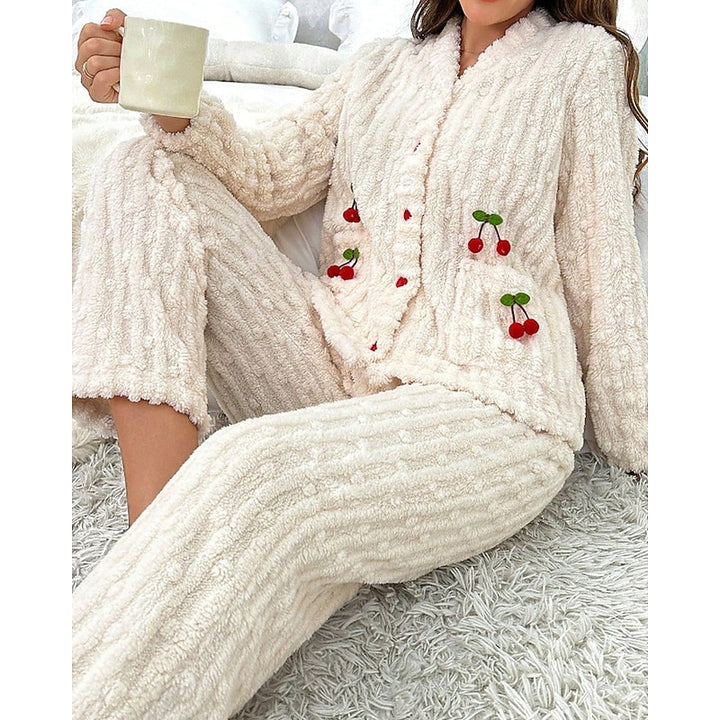 Maribel | Cozy Cherry Two-Piece Set