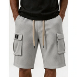 Landon | Textured Cargo Shorts