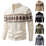 Byron | Fair Isle Zip Cardigan