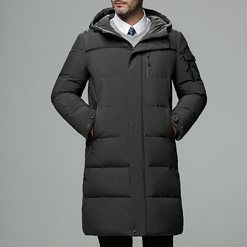 Wade | Hooded Longline Puffer Coat