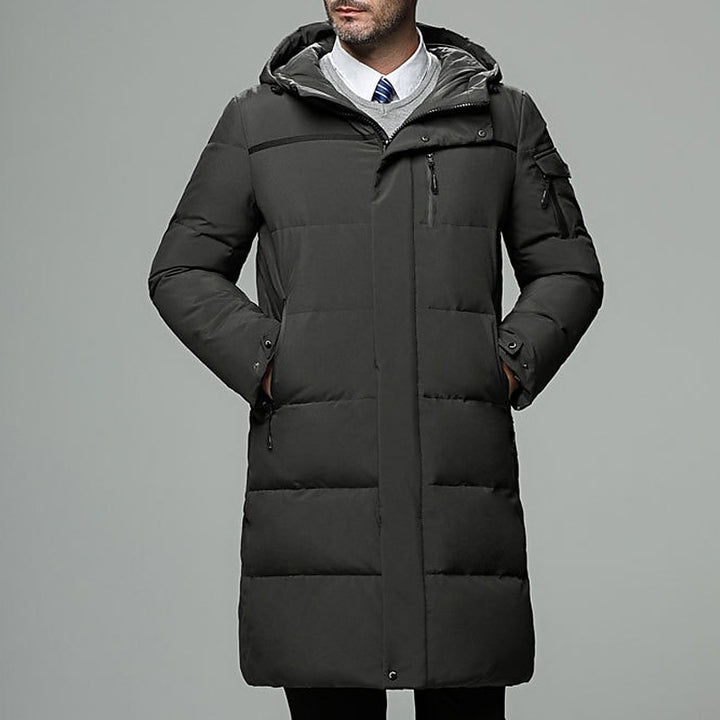 Wade | Hooded Longline Puffer Coat