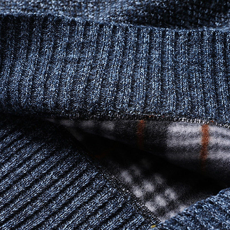 Nigel | Quarter-Zip Stand Collar Sweater