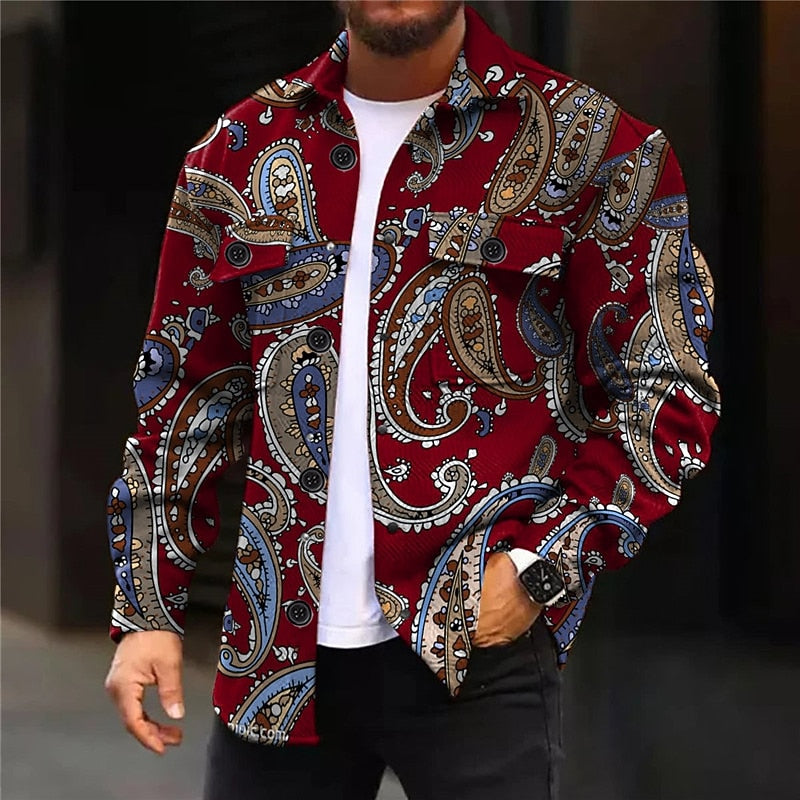Edmund | Paisley-Print Overshirt