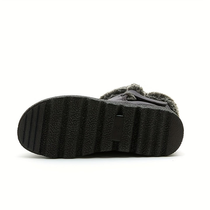 Greta | Cozy Fur-Trimmed Winter Snow Boots
