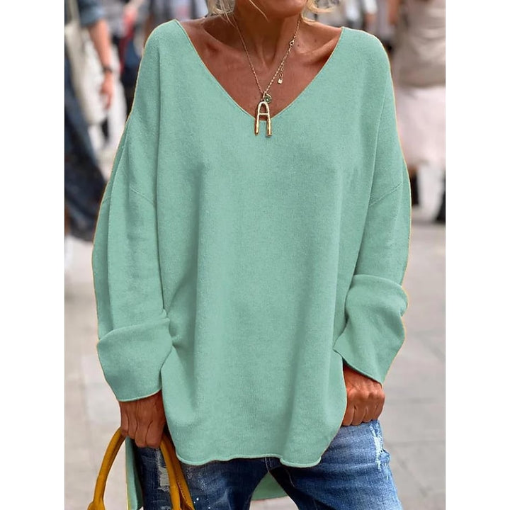 Willow | Relaxed V-Neck Pullover