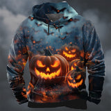 Barnaby | Halloween Pumpkin Print Hoodie