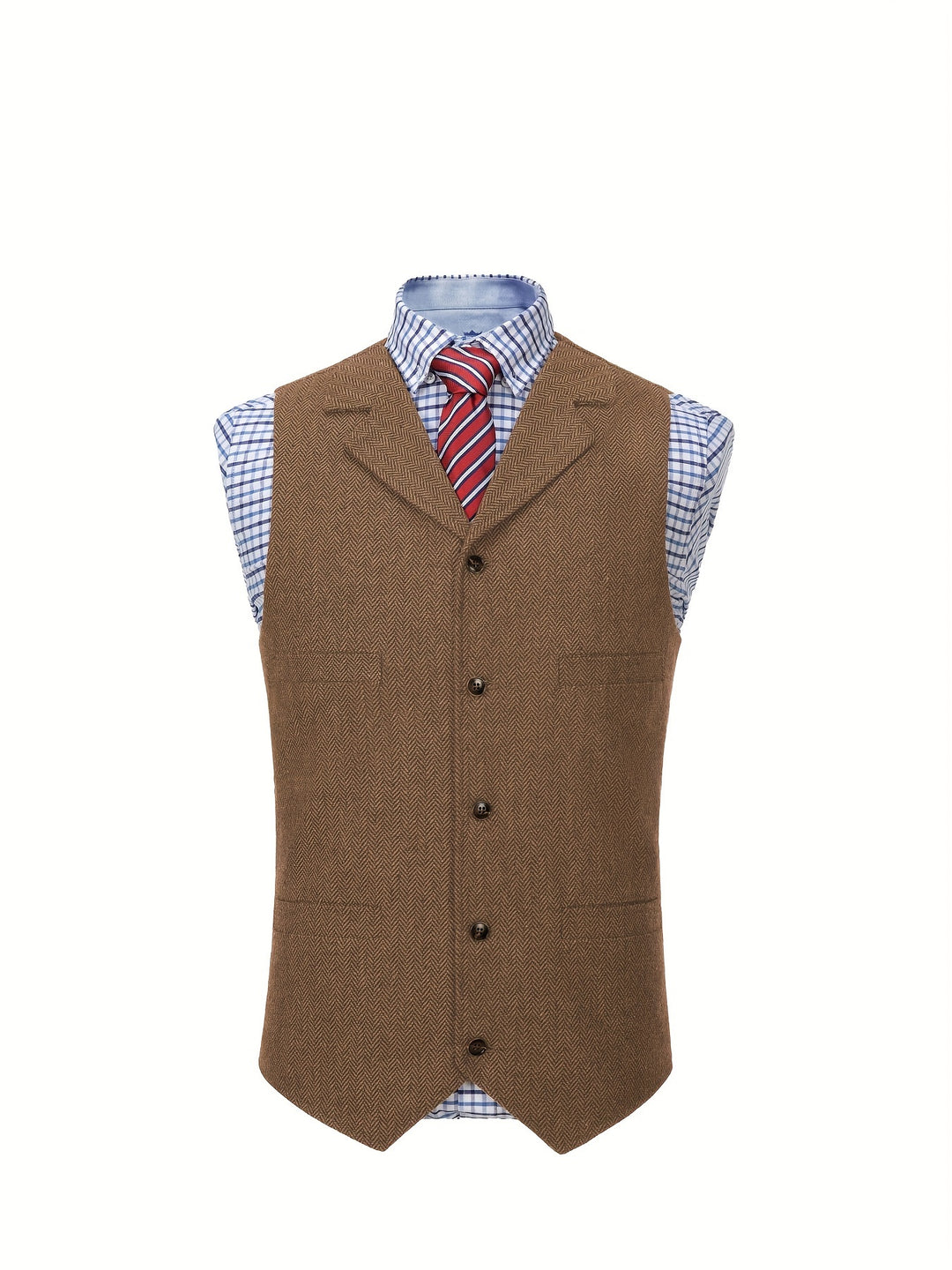 Colton | Heritage Herringbone Vest