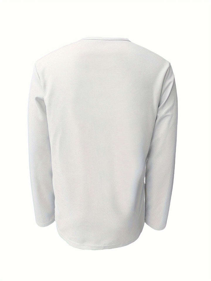 Carson | Textured Long-Sleeve Henley