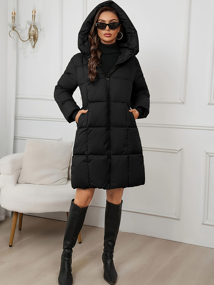 Camilla | Hooded Longline Puffer Coat