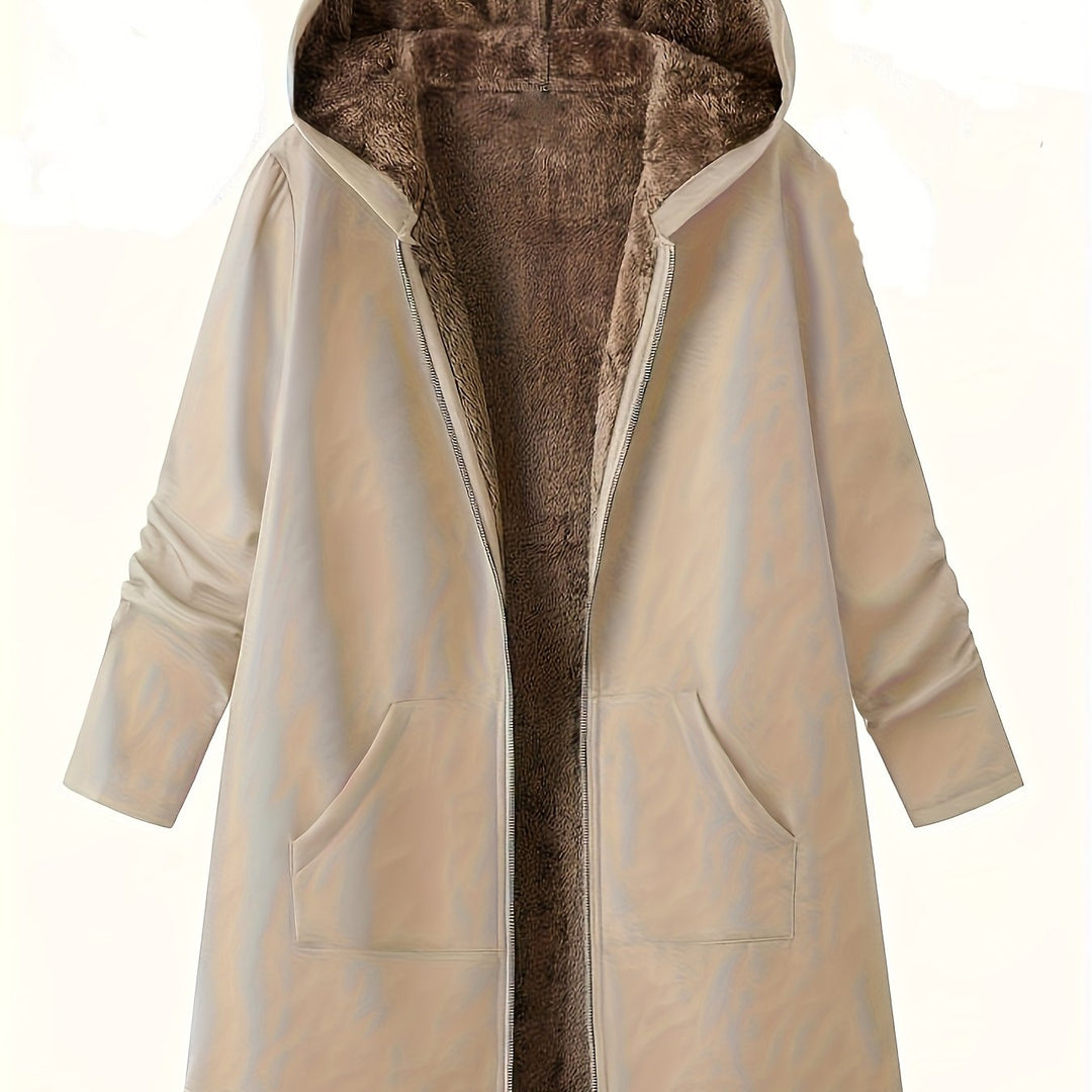 Lorna | Cozy Hooded Longline Coat