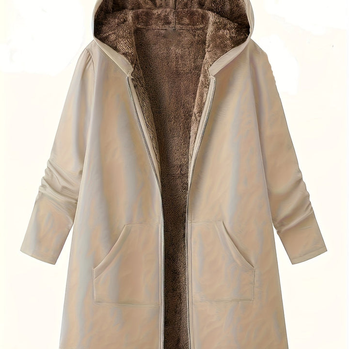 Lorna | Cozy Hooded Longline Coat