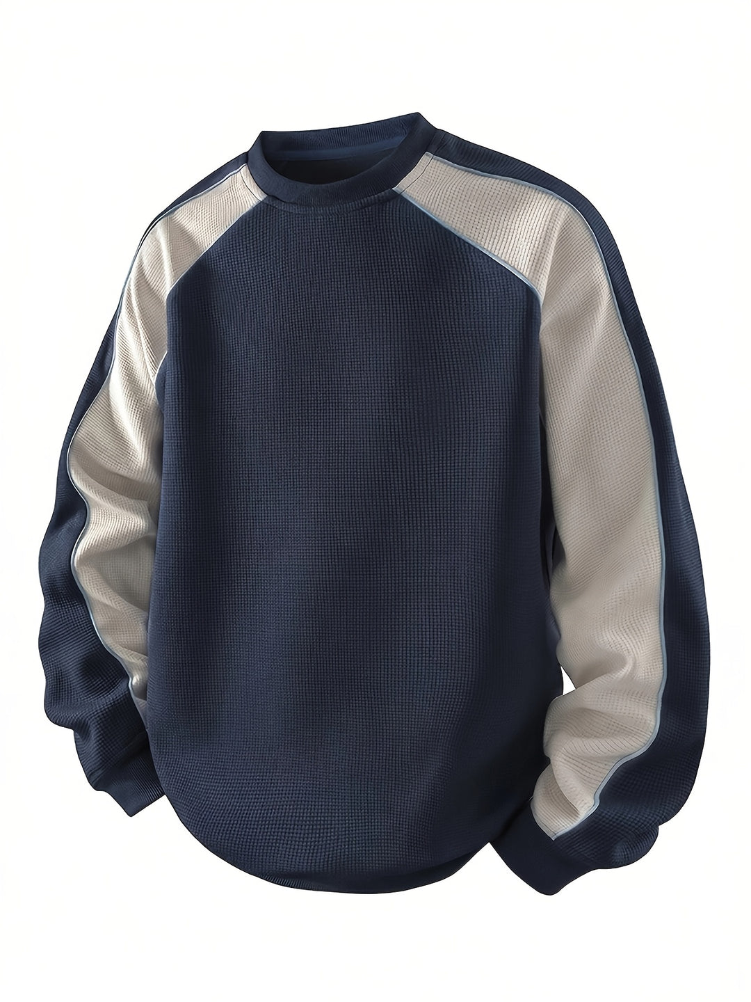 Sheldon | Color-Block Round Neck Sweatshirt