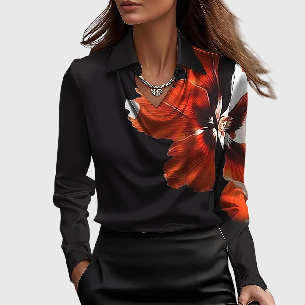 Cordelia | Draped Elegant Blouse