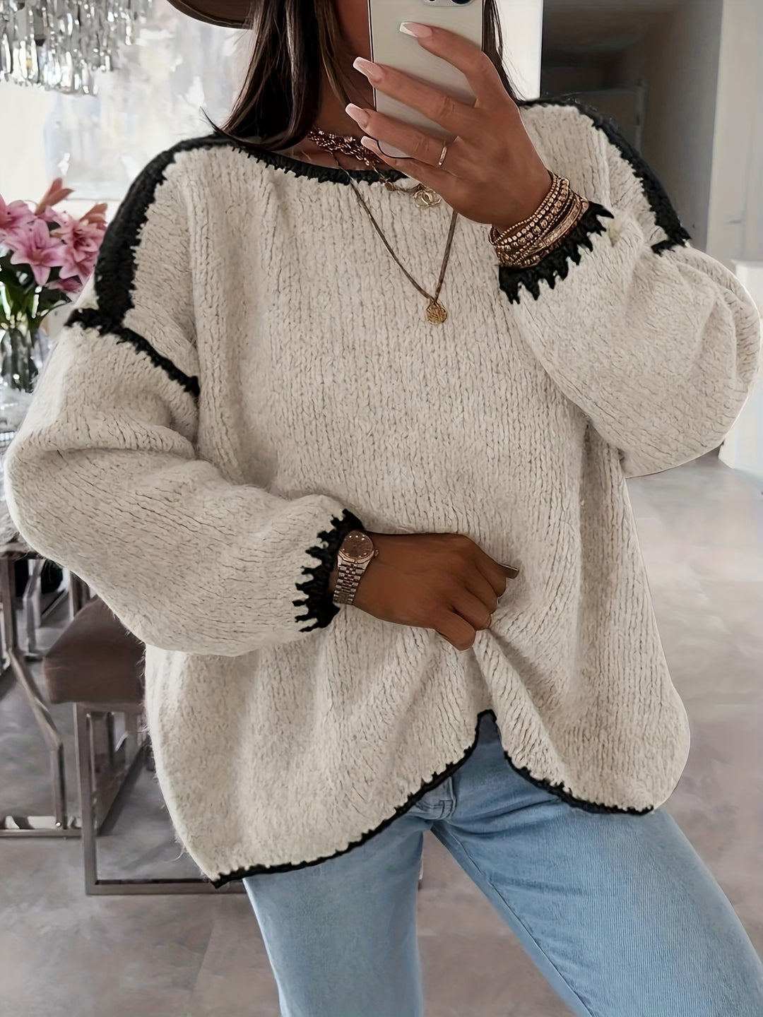 Willa | Relaxed Boat Neck Sweater