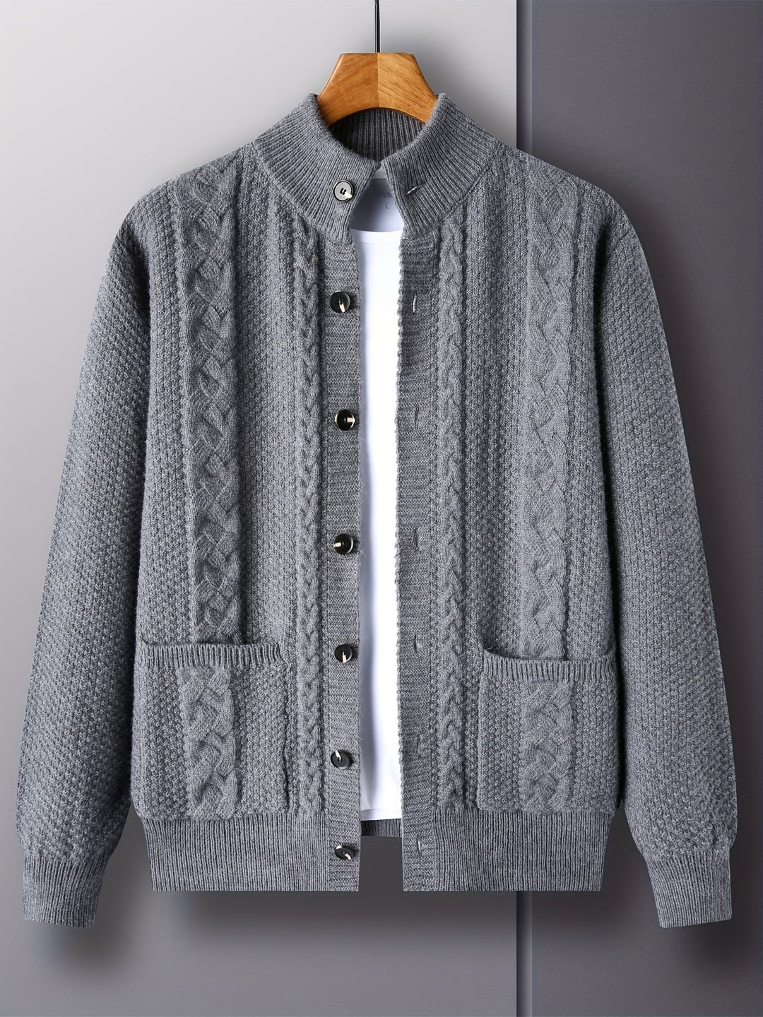 Sinclair | Textured Button-Front Cardigan