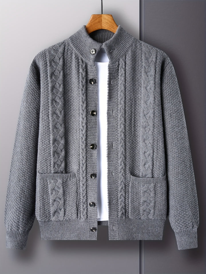 Sinclair | Textured Button-Front Cardigan