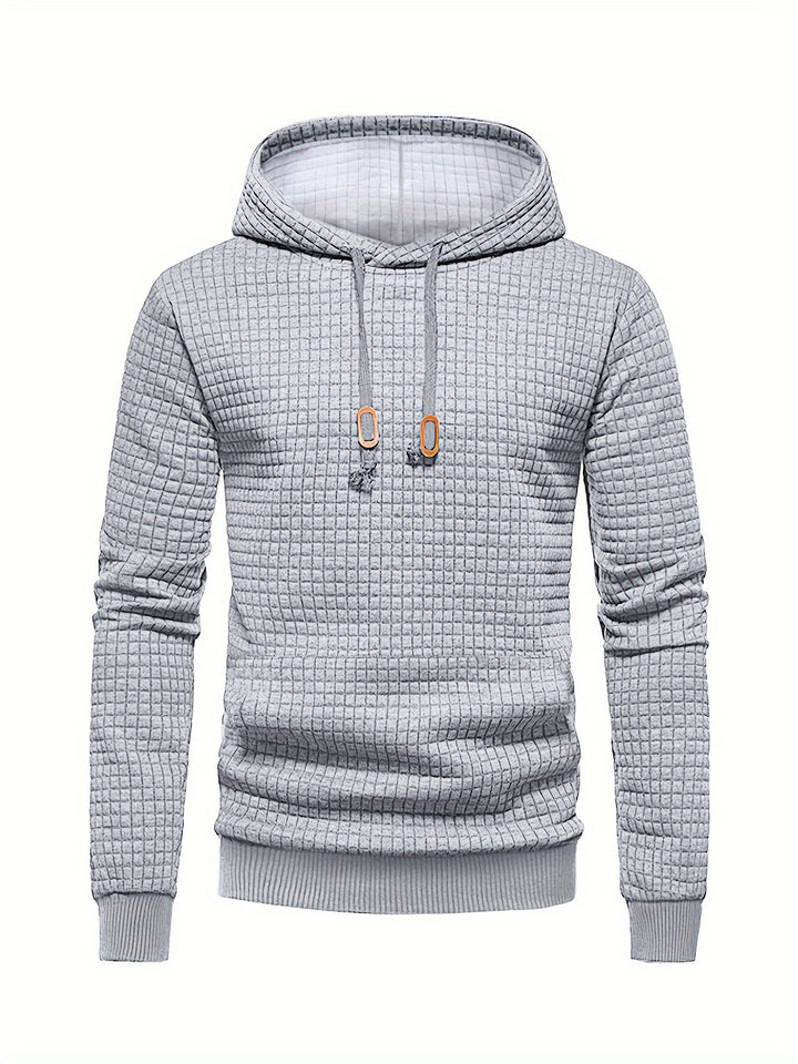Garrison | Textured Hooded Pullover Hoodie