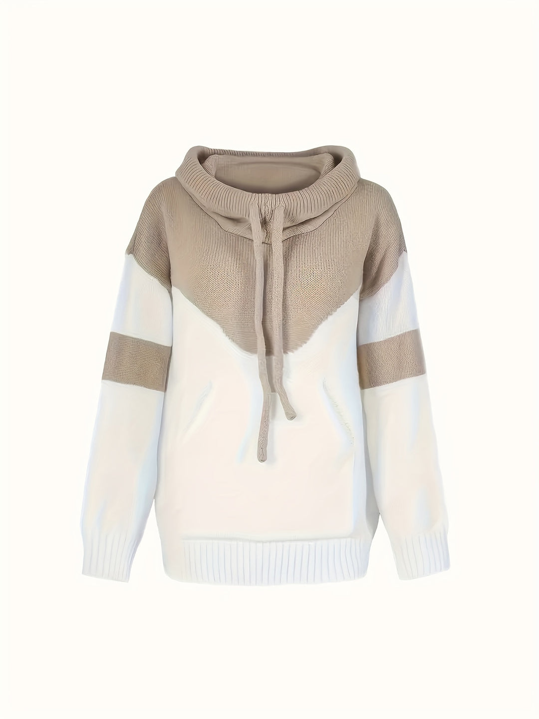Gretchen | Color-Block Hooded Pullover
