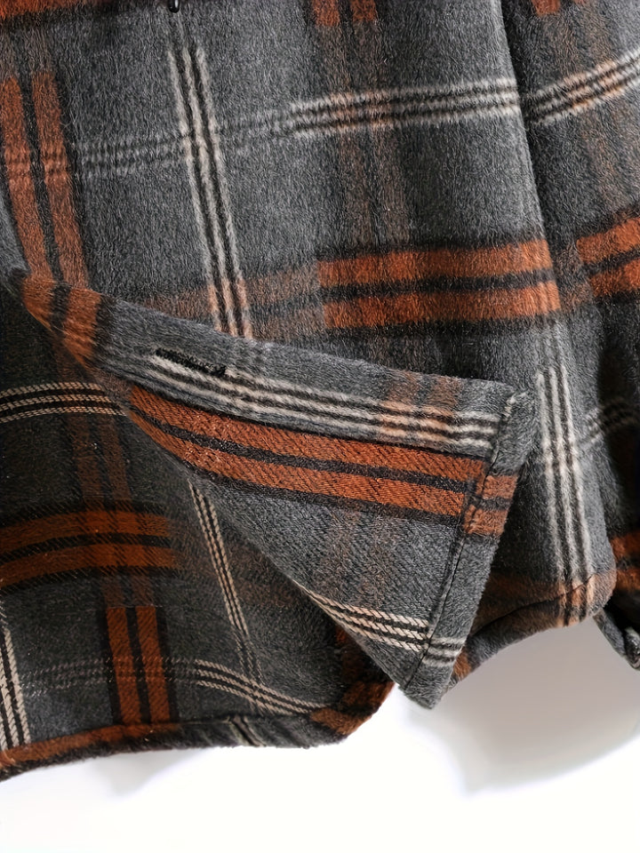 Hollis | Christmas Plaid Hooded Jacket